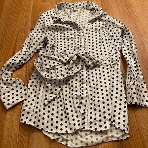 Polka Dot Button Dress